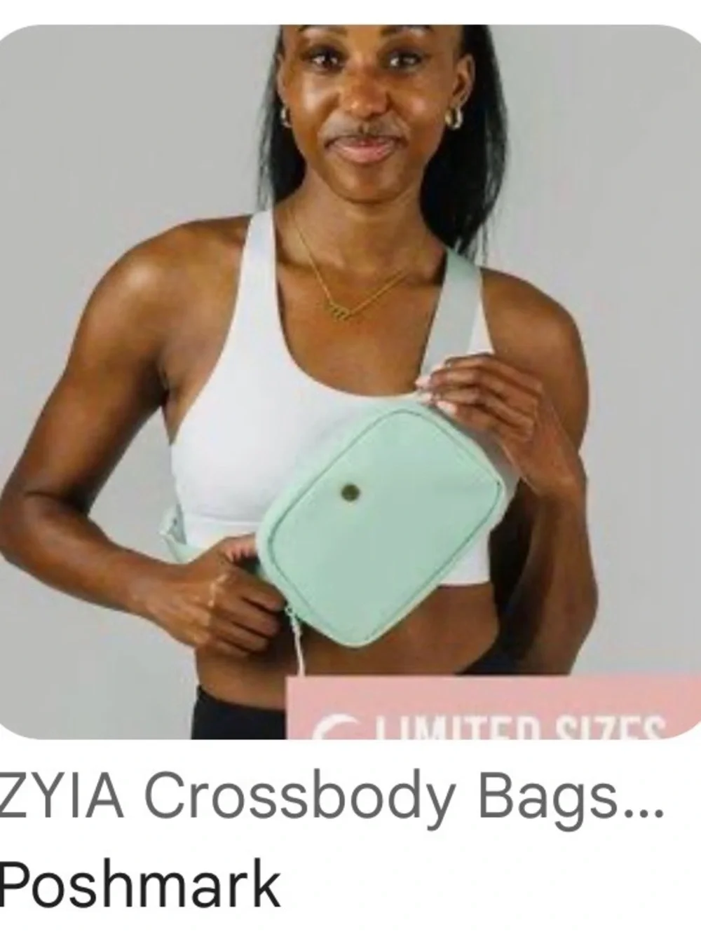 Zyia Seafoam crossbody bag